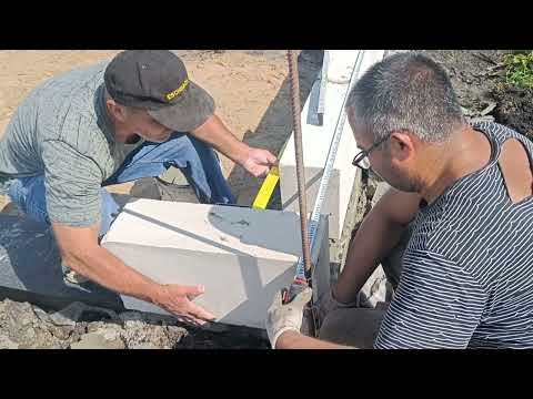 Видео: Кладка блоков началось, погода меняется каждый час, сходили в лес по грибы, #деревня #жизньвдеревне