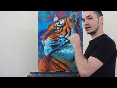 Видео: МК "ТИГР" 5) Живопись (часть2)