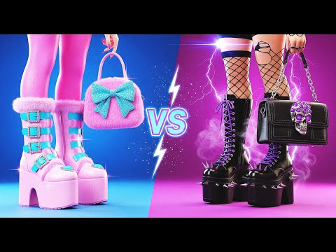 Видео: Романтический хаос Glow-Up 💕 Милая девушка переходит в режим рока!