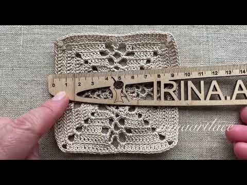 Видео: 😊 Супер квадратный мотив крючком для пледа