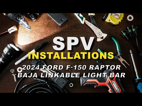 Видео: 2024 Ford F150 Raptor Gen 3 Baja Linkable Light Bar Установка модульного бампера 21 22 23 24 25 и...