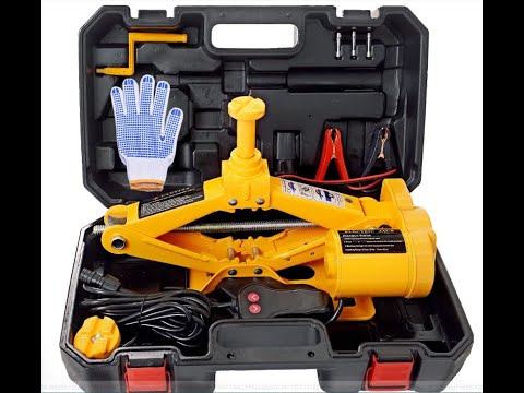 Видео: Домкрат автомобильный, электрический, 12V, распаковка, тестирование.