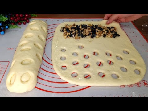 Видео: Еще один Вариант Булочки ! СУПЕР Красивые булочки ! Выпечка к Чаю Сдобные Булочки к Чаю