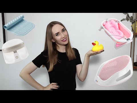 Видео: КУПАНИЕ от 0 до 1 года | Наш опыт | ванночка, гамак, горка, сидение, коврик