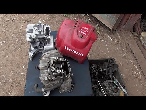 Видео: Замена цилиндра мотокоса HONDA GX35 - 4Т