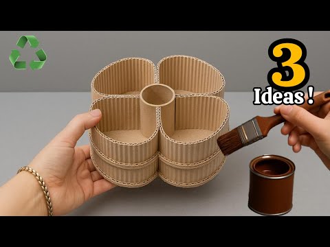 Видео: Картон? Или чистое волшебство?! 🤯 3 идеи, которые нужно увидеть, чтобы поверить!😲♻️