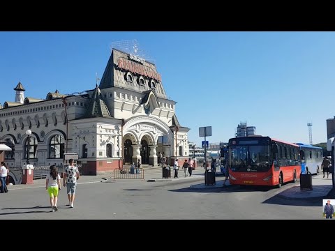 Видео: Владивосток Пляж на набережной  Арсеньева (искупался в море "на дорожку")  - железнодорожный вокзал