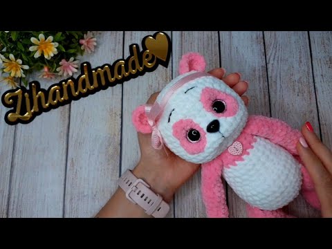 Видео: МК ПАНДА КРЮЧКОМ ❤ 3-Я ЧАСТЬ (ВЯЖЕМ ТУЛОВИЩЕ И ГОЛОВУ)
