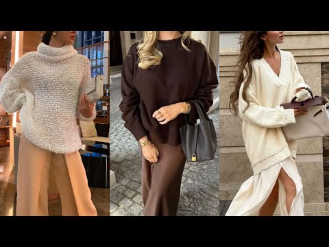 Видео: СТИЛЬНЫЙ СВИТЕР-ОВЕРСАЙЗ В МОДНЫХ ОБРАЗАХ НА КАЖДЫЙ ДЕНЬ💕