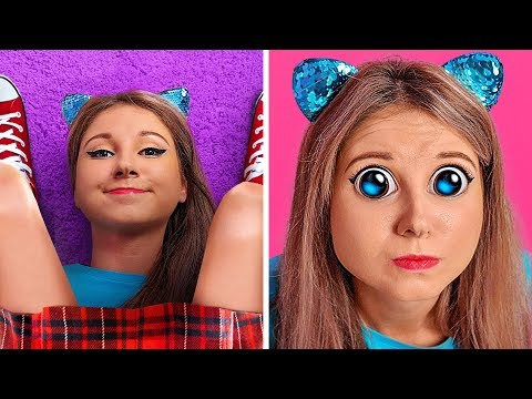 Видео: Я на спор стала кошкой на 24 часа || Забавные кошачьи выходки! Розыгрыши подруг от 123 GO!