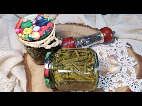 Видео: Маринованная стручковая фасоль на зиму