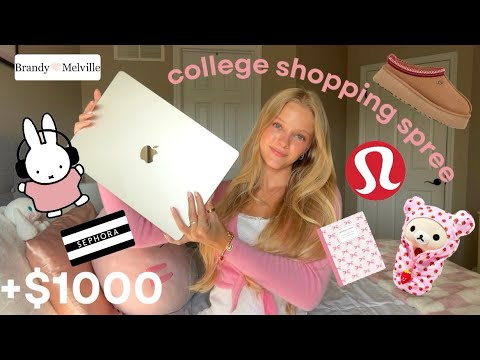 Видео: БОЛЬШОЙ ШОПИНГ В КОЛЛЕДЖЕ 💻🎀- **распаковка MacBook**, Brandy Melville ♡, Sephora, угги и секонд-хенд