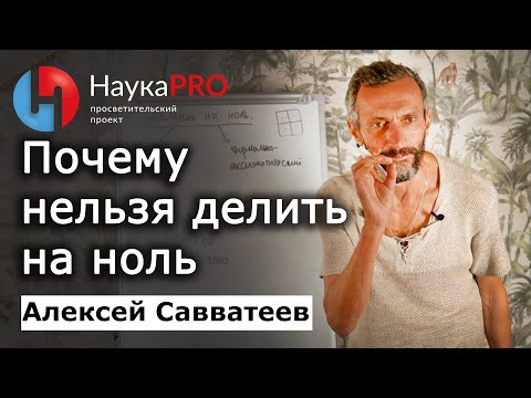 Видео: Почему нельзя делить на ноль? – Алексей Савватеев | Лекции по математике | Научпоп