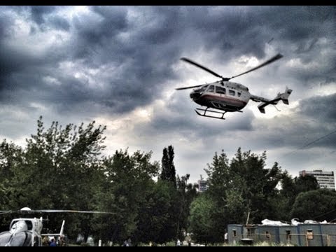 Видео: Работа МЧС в ЦКБ г. Подольск, после ДТП с автобусом в Ознобишино 13.07.2013