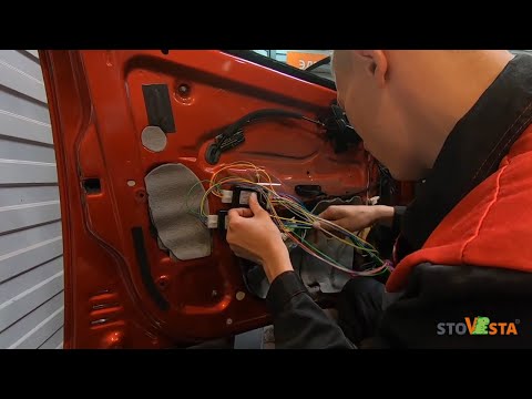 Видео: Установка доводчиков стекол на Лада Веста