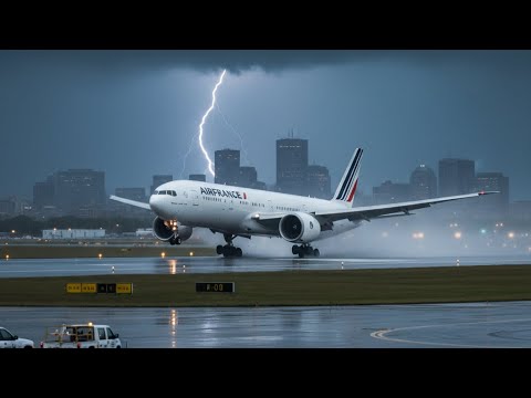 Видео: ДОБРО ПОЖАЛОВАТЬ В АМЕРИКУ! Прибытие международного рейса Air France 777 в Бостон