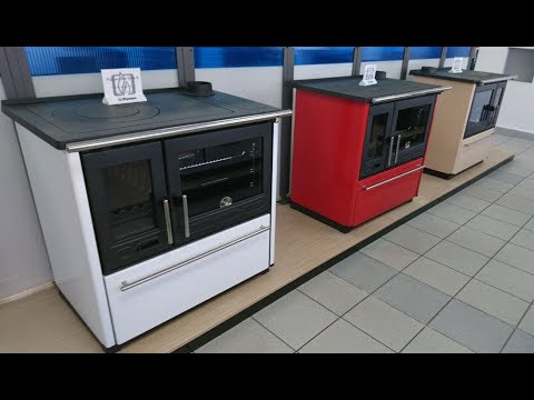 Видео: Варочная печка Plamen Glas 850 с духовкой