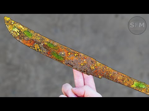 Видео: Реставрация очень старого японского ножа ТАНТО