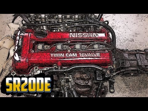 Видео: Двигатель Nissan 2 литра (1989-2002) -- SR20DE