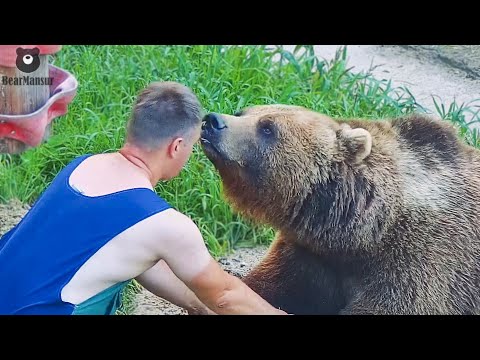 Видео: Общение перед сном гарантирует лучшие сновидения🐻❤️