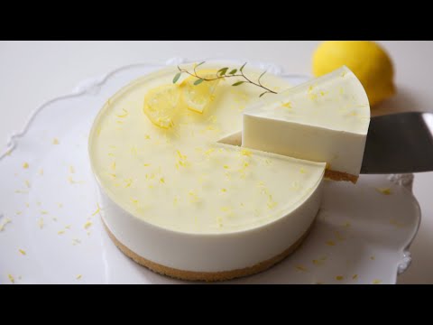 Видео: Лимонный йогуртовый мусс, не требующий запекания, кисло-сладкий, лёгкий и тает во рту 🍋