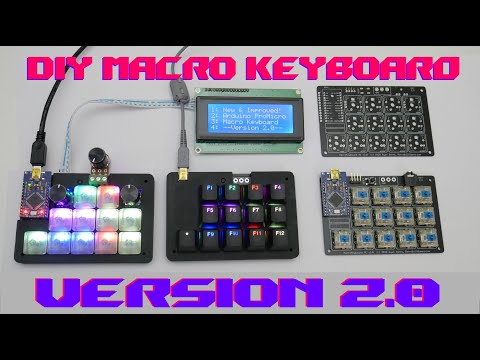 Видео: Клавиатура Arduino Pro Micro Macro Keyboard версии 2.0 | Макрокоманда для самостоятельного создан...