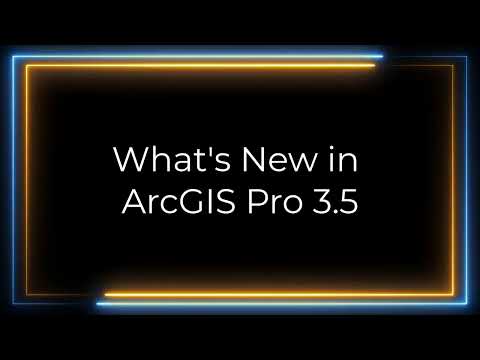 Видео: Что нового в ArcGIS Pro 3.5? Перевод Яндекс ИИ.