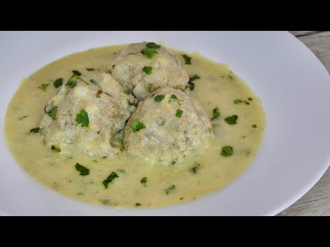 Видео: Кюфтета в бял сос | Meatballs in a Creamy White Sauce | Тефтели в белом соусе