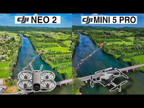Видео: Сравнение тестов камер DJI Neo 2 и DJI Mini 5 Pro