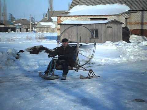 Видео: Верхняя Хава самодельные аэросани 1