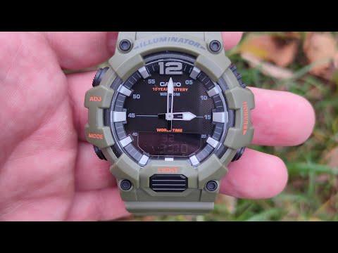 Видео: Casio HDC-700-альтернатива G-Shock сегодня? Тактические Tactical watch милитари стиль
