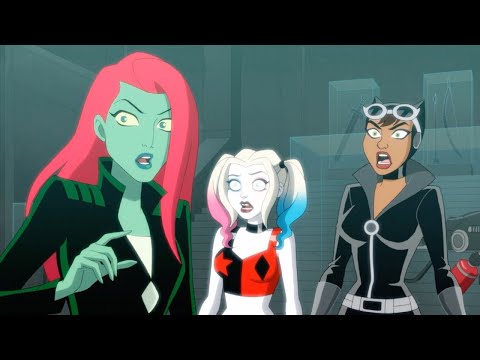 Видео: Женщина кошка грабит Ядовитого Плюща | Харли Квин