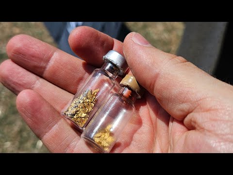 Видео: С металотърсач Fisher Gold Bug за самородно злато в България