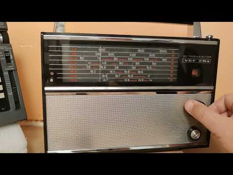 Видео: VEF-204. Вот что слышно на средних волнах. А как он звучит!!!