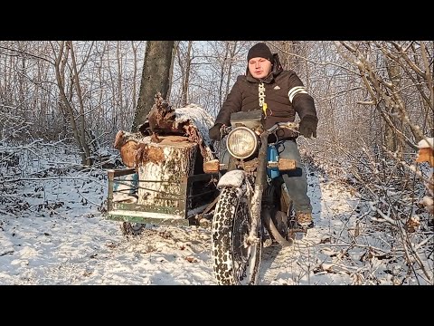 Видео: На мотоцикле Иж Планета за "ШТАНАМИ"