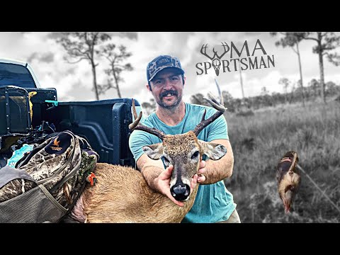 Видео: 2 БАКСА ЗА 2 ДНЯ — ОХОТА со стрельбой из лука — публичная охота во Флориде, находящаяся под сильн...