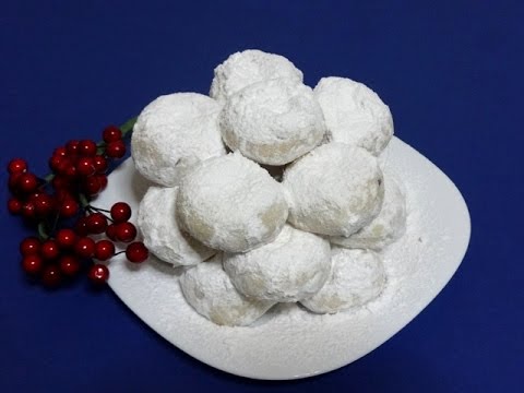 Видео: Очень вкусное Печенье курабьедес с миндалём.  Рецепт.