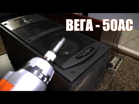 Видео: Техническая №7. Хрипят НЧ динамики акустики ВЕГА-50АС