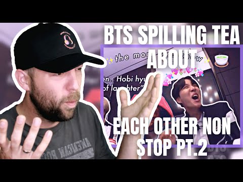 Видео: Шуга слишком много знает! BTS безостановочно проливают чай друг на друга, часть. 2 РЕАКЦИЯ