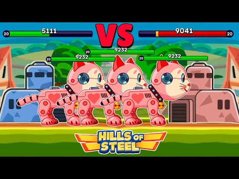Видео: НОВЫЕ ХП И ИНДИКАТОРЫ В Режиме КОМАНДИР в Hills of Steel