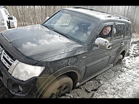 Видео: Паджеро 4*4 грязь, лайт.SUV,Mitsubishi Pajero,off-road