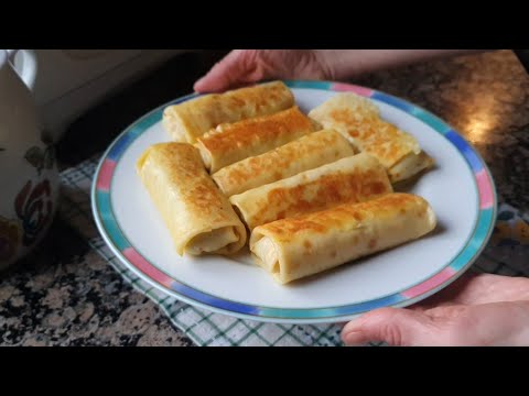 Видео: Блинчики с мясом! Румяные и безумно вкусные!