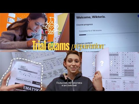 Видео: [Study vlog] подготовка к пробным экзаменам, итоговые баллы и фидбэк от меня, студент в Польше