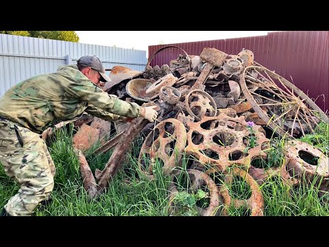 Видео: СУМАСШЕДШАЯ РАЗВЕДКА МЕТАЛЛА! ЛИТОЙ  МЕТАЛЛОЛОМ ПО-ВСЮДУ! АДСКАЯ ЖАРА +35 В ТАЁЖНОЙ ГЛУШИ!