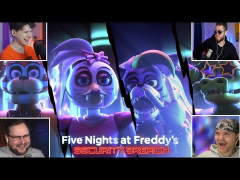 Видео: Реакция Летсплейщиков на Вступление в Five Nights at Freddy’s Security Breach