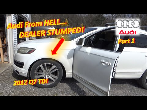 Видео: Audi из ада...ДИЛЕР В ТУПИКЕ!! (Часть 1 - НЕИСПРАВНОСТЬ наддува и пневмоподвески)