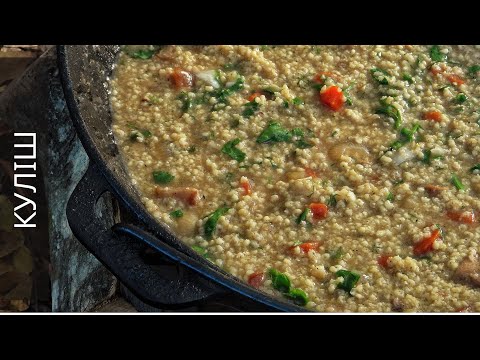 Видео: Козацький куліш  в казані на вогні