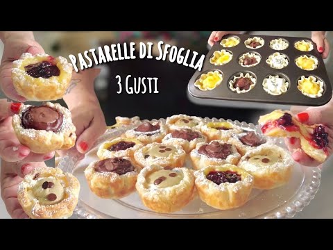 Видео: Макароны из слоеного теста 3 вкуса ПРОСТО и БЫСТРО