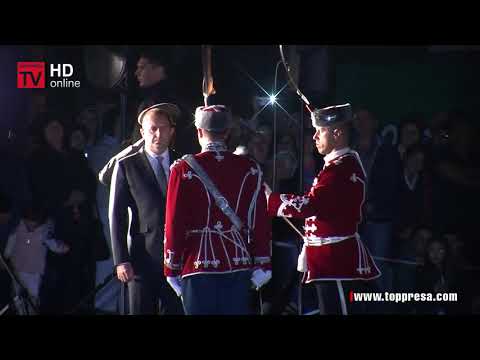 Видео: Грандиозен гвардейски спектакъл, бе снощи кулминацията на тържествата снощи в Гоце Делчев
