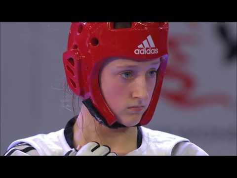 Видео: Taekwondo WTF. Чемпионат мира среди юниоров. Финал. Ж -68 Khan-Williams